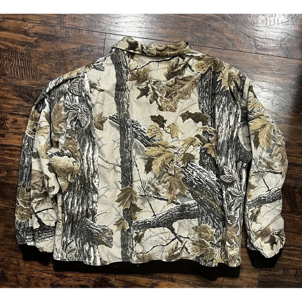 Vintage Redhead Camo Jacket Full Zip Pockets Men's Size 2XL